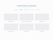 Tablet Screenshot of carothersdesign.com